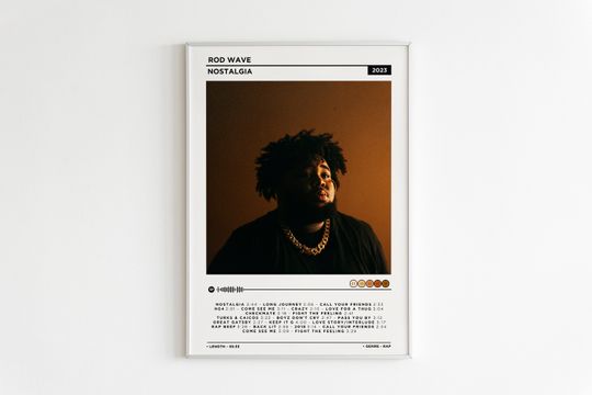Discover Rod Wave - Nostalgia Album Poster