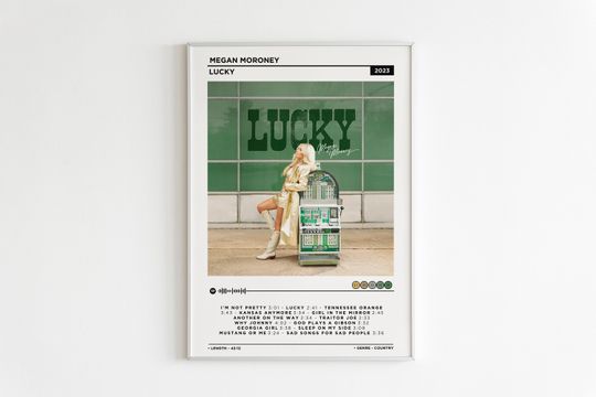 Discover Megan Moroney - Lucky Album Poster