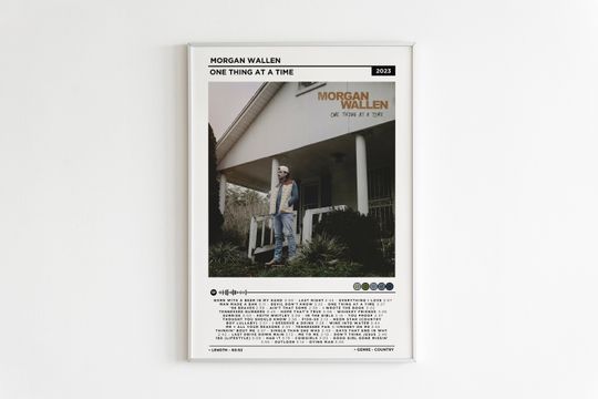 Discover Wallen Western - One Thing At A Time Album Poster