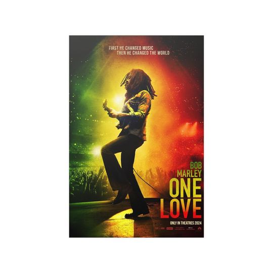 Discover Bob Marley One Love 2024 Movie Poster