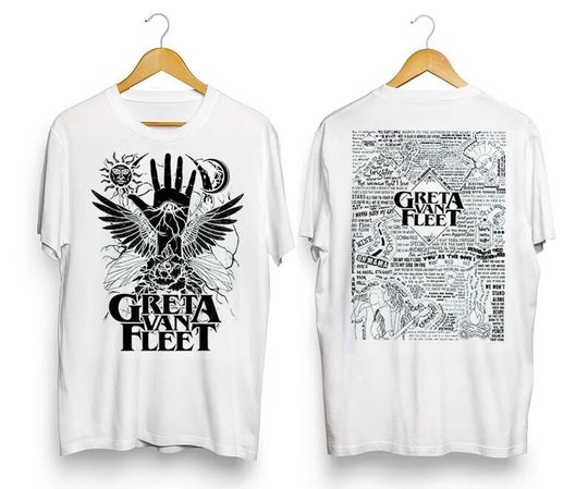 Discover Greta Van Fleet 2024 Tour Shirt, Greta Van Fleet Rock Band Shirt