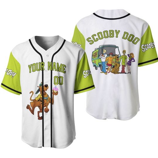 Discover Scooby Doo Baseball Jersey Shirt