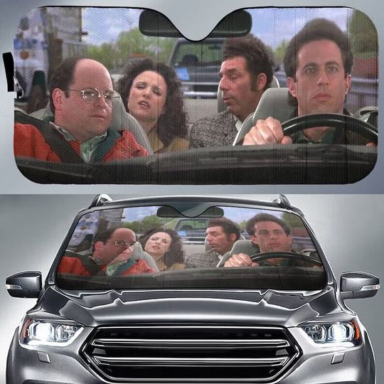 Discover Seinfeld Funny Car Sun Shade