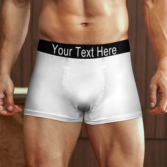 Discover Personalized Men Underwear with Text Name