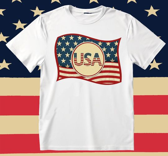 Discover T-Shirt with Flag USA/ Pick Nikki