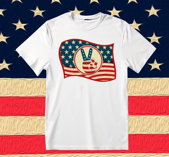 Discover T-Shirt with Flag USA/ Pick Nikki