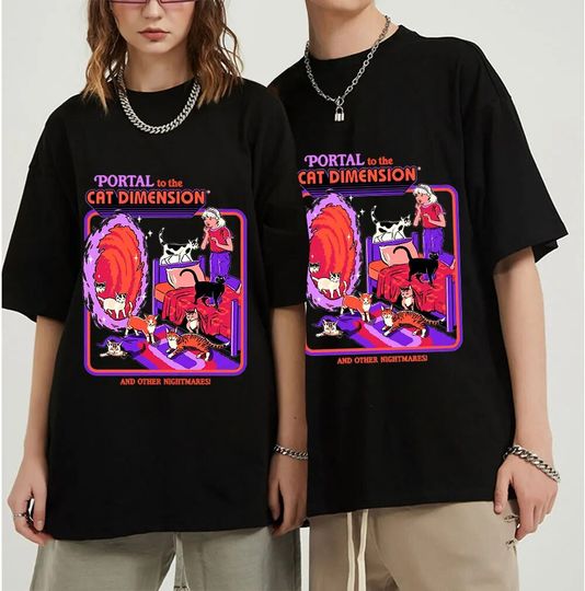 Discover Funny Portal To Cat Dimension Dark Humor Artsy  shirt