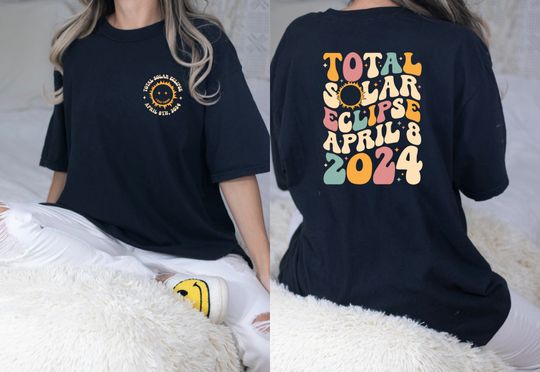 Discover Solar Eclipse 2024 Shirt, April 8th 2024 Shirt, Total Solar Eclipse Shirt