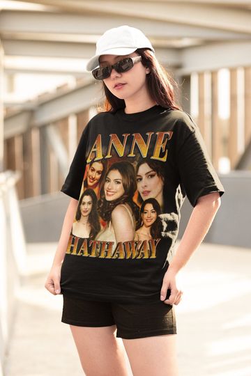 Discover Anne Hathaway Shirt, Anne Hathaway Vintage 90s' Shirt