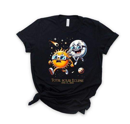 Discover Funny Eclipse Shirt, Astrology Party Shirt, April 8th 2024 T Shirt