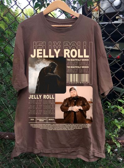 Discover Jelly Roll The Beautifully Broken Tour 2024 Shirt, Jelly Roll 2024 Concert