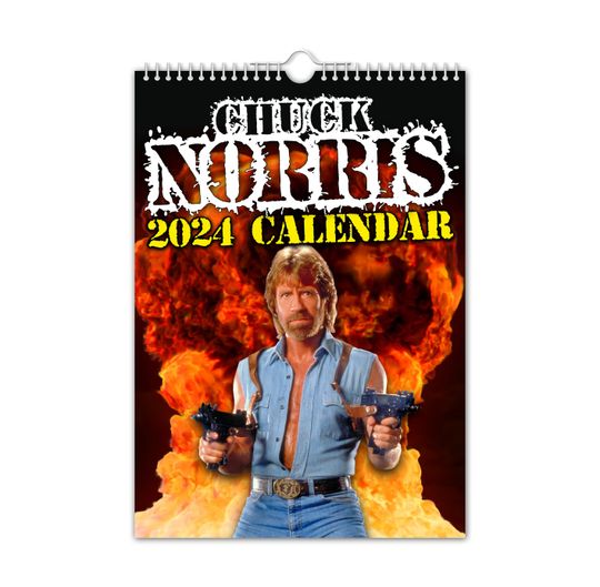 Discover Chuck Norris - 2024 Wall Calendar // Funny