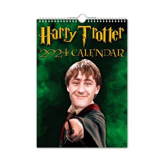 Discover Harry Trotter - 2024 Wall Calendar // Funny