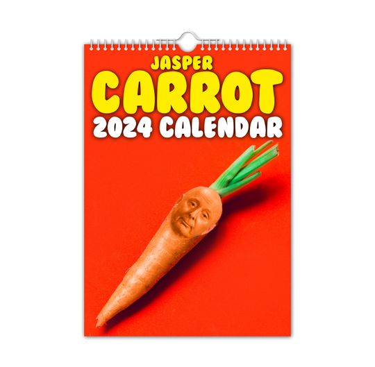 Discover Jasper Carrot - 2024 Wall Calendar // Funny