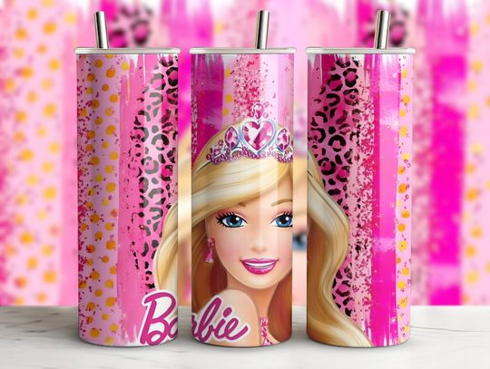 Discover barbi tumbler 20oz Tumbler with Lid and Straw