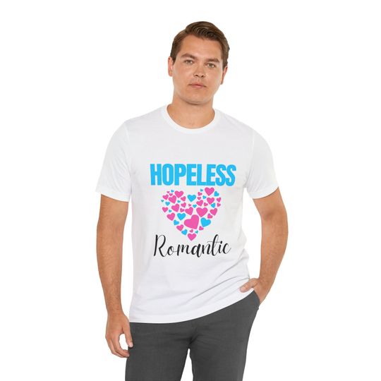 Discover Hopeless Romantic Heart T-Shirt