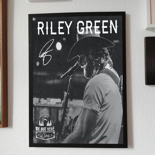 Discover Riley Green Tour Music 2024 Poster