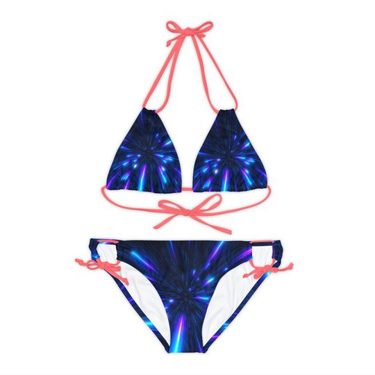 Discover Strappy Bikini Set (AOP)
