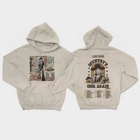 Discover 2024 Lainey Wilson Country's Cool Again Tour hoodie