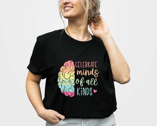 Discover Celebrate Minds Of All Kinds Shirt, Autism Shirt