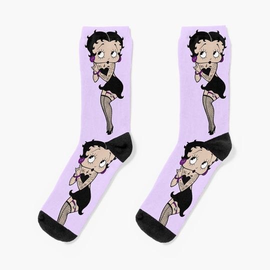 Discover Goth-Betty Boop Socks