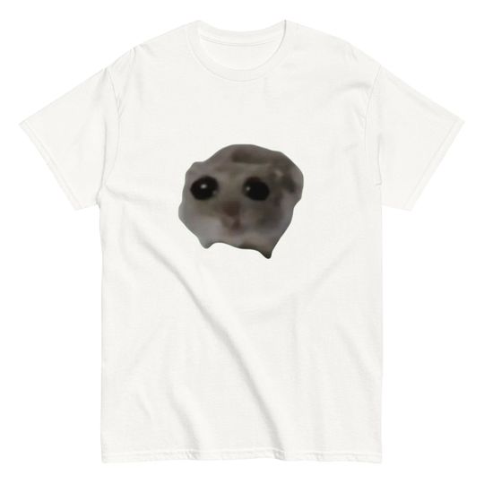 Discover Sad Hamster Meme Shirt, Funny Trend T-Shirt