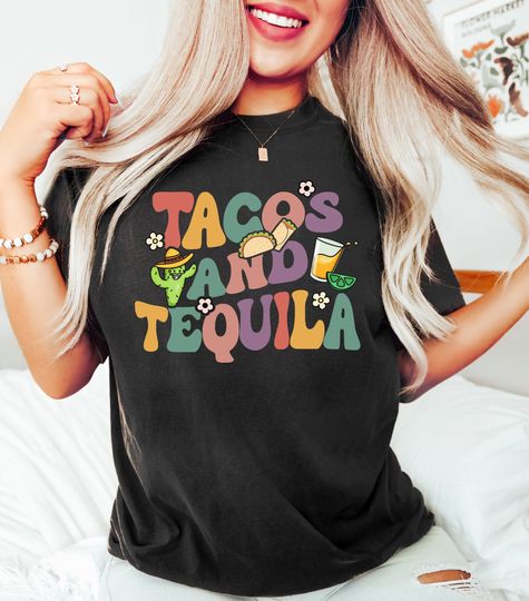 Discover Tacos And Tequila Shirt, Margarita Shirt, Drinking Shirt