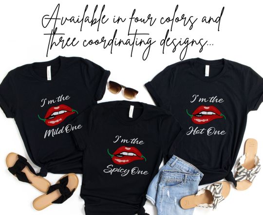 Discover Chili Pepper Lips "I'm the Spicy One" Unisex T-shirt