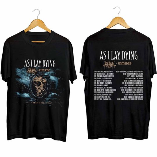 Discover As I Lay Dying US Summer Tour 2024 Shirt