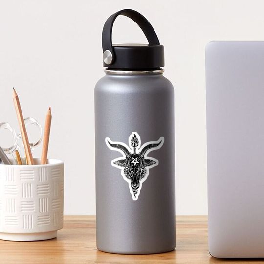 Discover Baphomet Head Sticker