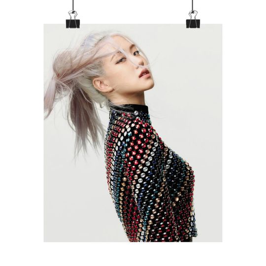 Discover K-pop Rose Blackpink Music Poster