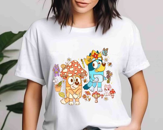 Discover Cute BlueyDad Shirt, BlueyDad Family Shirt, Family Matching Shirt