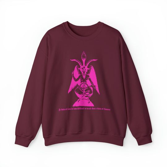 Discover Baphomet Devil Spooky Satanic Demon Sweatshirt