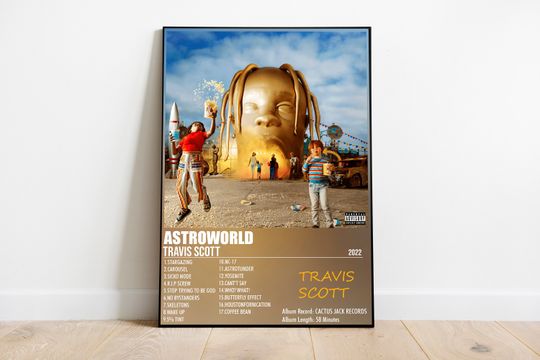 Discover Travis ASTROWORLD Cacktus Jack Poster