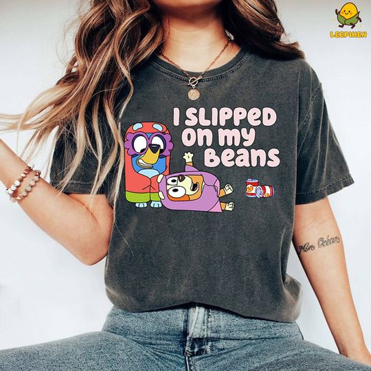 Discover I Slipped On My Beans Shirt, BlueyDad Dog Shirt, BlueyDad Bingo Shirt
