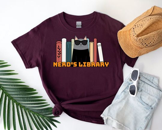 Discover Nerd's Library Scholar T-Shirt