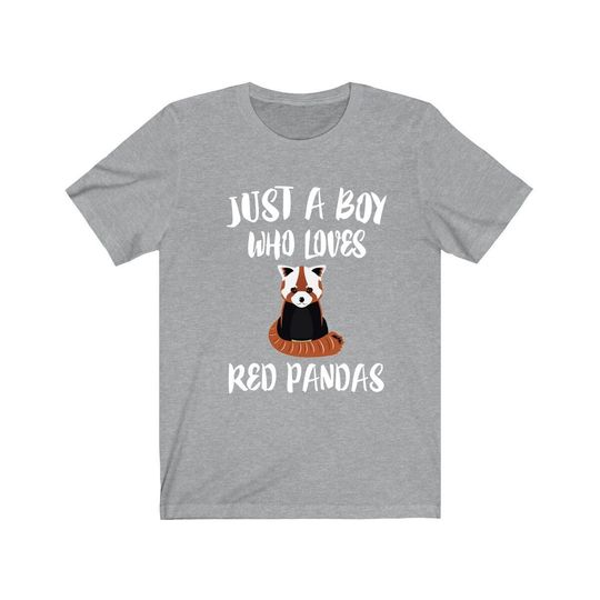 Discover Just A Boy Who Loves Red Pandas Shirt, Red Panda Lover T-Shirt