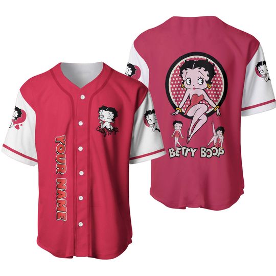 Discover Betty Boop Baseball Jersey, Betty Boop Shirt, Betty Boop Jersey