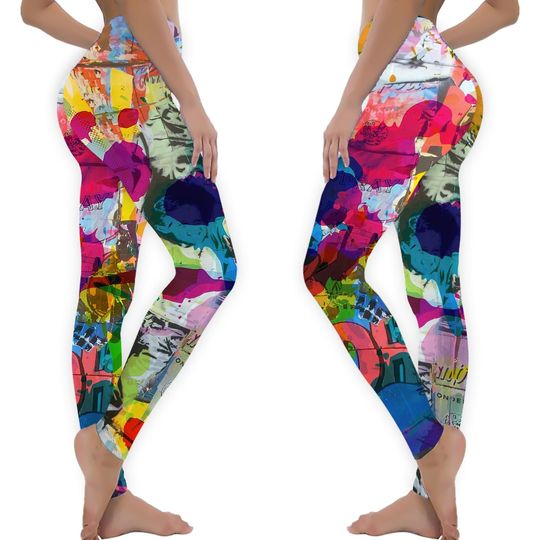 Discover Street Art Attack Leggings