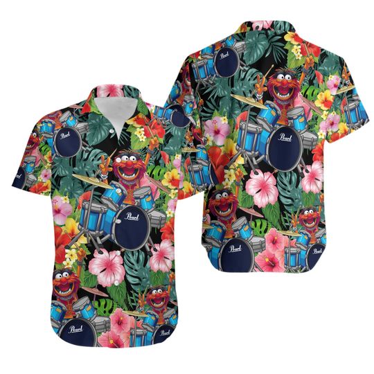 Discover Animal The Muppet Drum Hawaiian Shirt
