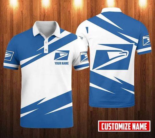 Discover Personalized Postal Service Polo Shirt, United SPS 3D Printed Polo Shirt