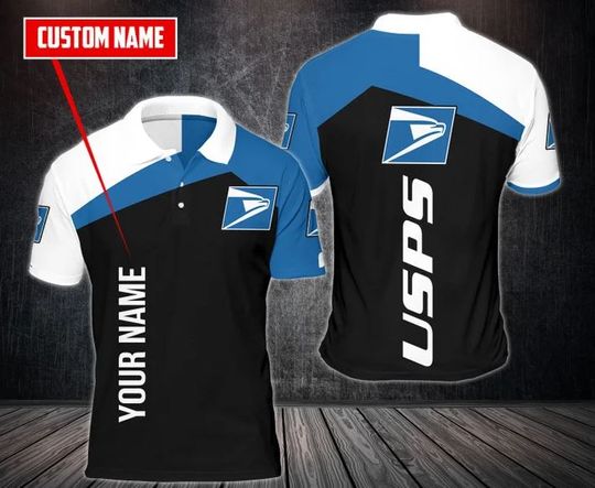 Discover Personalized Postal Service Polo Shirt, United SPS 3D Printed Polo Shirt