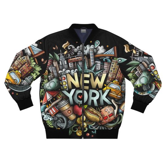 Discover Graffiti Art Men's Bomber Jacket