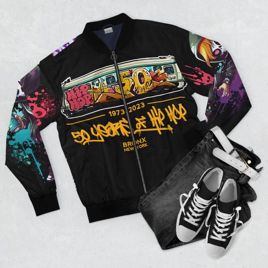 Discover 50 Years of Hip Hop Men's Bomber Jacket