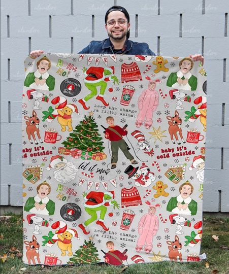 Discover Christmas Friends Blanket