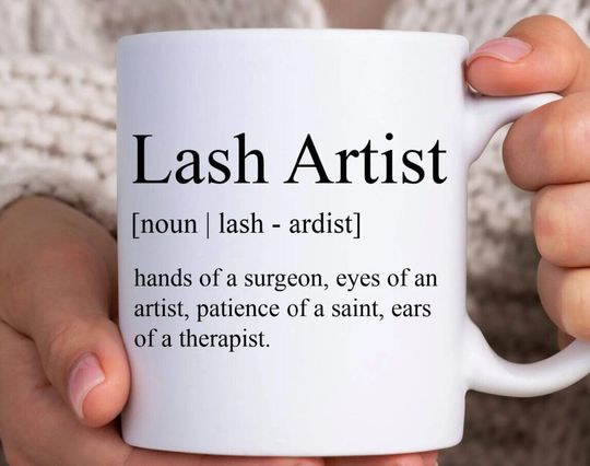 Discover Lash Technician Mug Gift For Makeup Artist Gift For Lash Technician Coworker Mug