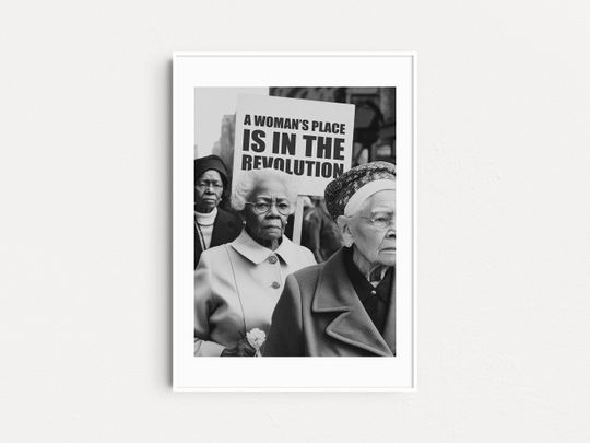 Discover Feminist Poster, Activist Art, Womens March Art Print