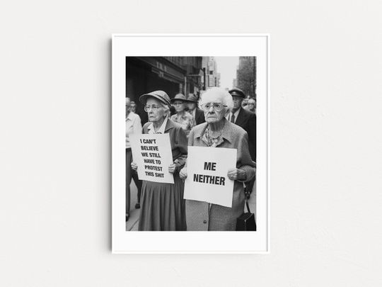 Discover Premium Feminist Poster, Activist Art, Womens March Art Print