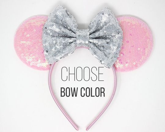 Discover Candy Pink Mouse Ears One Size | Baby Pink Mouse Ear Headband