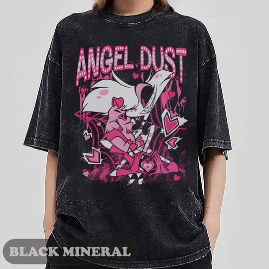 Discover Hazbin Hotel Angel Dust And Fat Nugget Cute T-Shirt